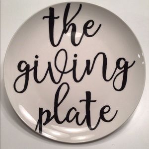 The Giving Plate Ceramic Friends & Family Dish Cookie Appetizer